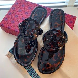 Tory Burch Tortoise Miller Sandals